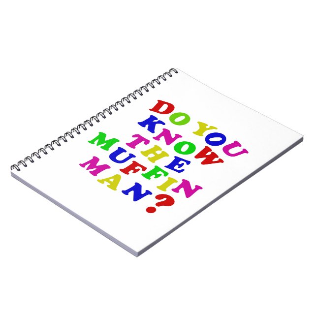 Caderno Espiral Conhece o Homem Muffin? (Left Side)