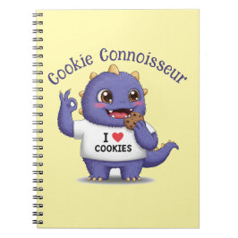 Caderno Espiral Conhecedor de Biscoitos