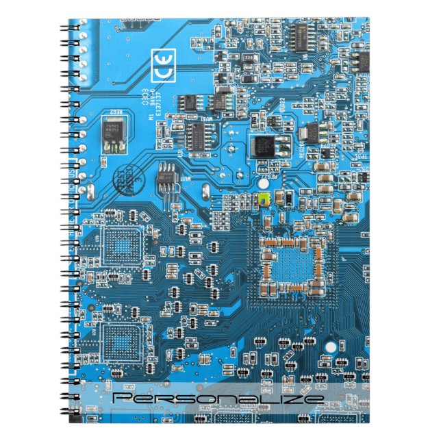 Caderno Espiral Conjunto de circuito impresso Conselho de circuito (Frente)