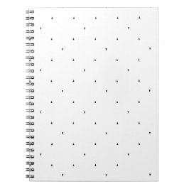 Caderno Espiral Conjunto de Pastas com Padrão de Triângulo Minimal