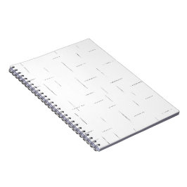 Caderno Espiral Conjunto de Pastas de Arquivos Personalizadas Mini