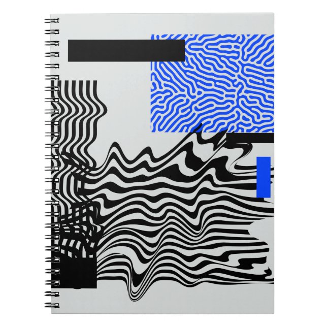 Caderno Espiral Conjunto Universal de Formas Geométricas Modernas. (Frente)