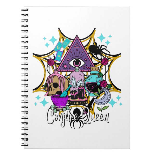Caderno Espiral Conjure Queen (Frente)