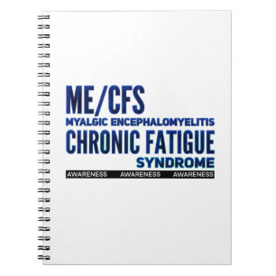 Caderno Espiral Consciência da fadiga crônica ME/CFS
