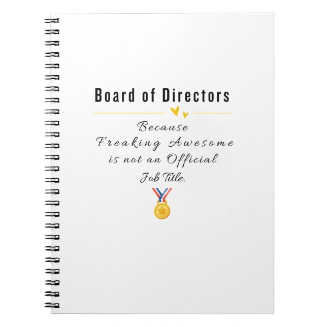 Caderno Espiral Conselho de Administração  (Frente)
