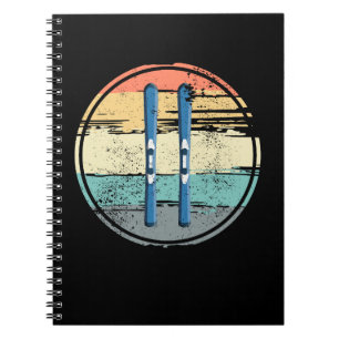 Caderno Espiral Conselhos de Esqui Vintage
