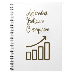 Caderno Espiral Consequência de Comportamento Antecedente 