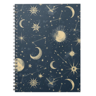 Caderno Espiral Constelação Celestial - Noite Estelar (3)