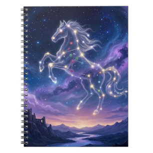 Caderno Espiral Constelação do Corcel Valente