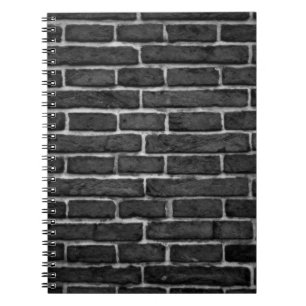 Caderno Espiral Construção de tijolos de parede