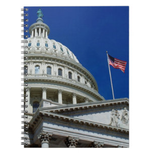 Caderno Espiral Construção do Capitólio, Washington, EUA