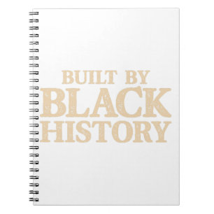 Caderno Espiral Construído por Black History African American Blac