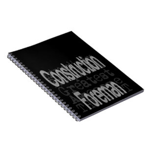 Caderno Espiral Construtor Foreman Extraordinaire