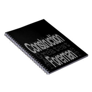 Caderno Espiral Construtor Foreman Extraordinaire