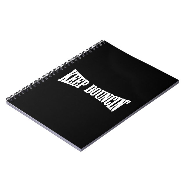 Caderno Espiral Continue a saltar (Left Side)