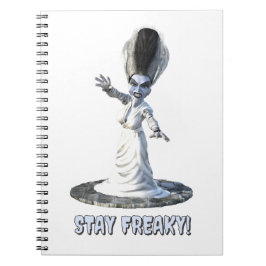 Caderno Espiral Continue Esquisito! Noiva de Frankenstein
