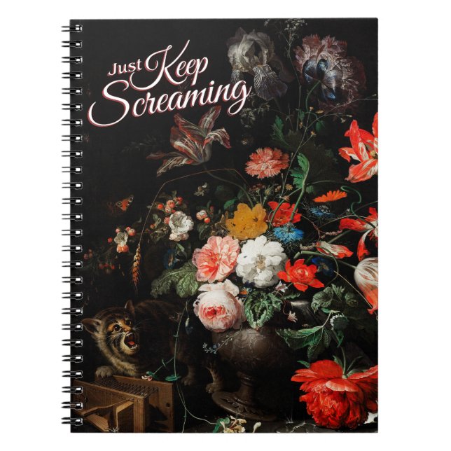 Caderno Espiral Continue Gritando (Frente)