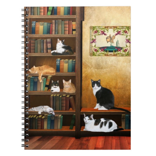 Caderno Espiral Contos de Gatos (Frente)