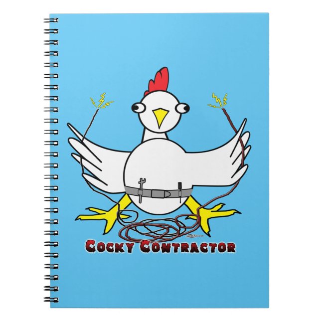 Caderno Espiral Contratado Cocky (Frente)