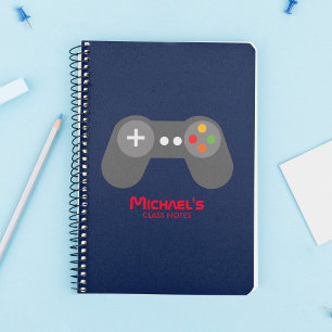 Caderno Espiral Controlador de Jogo de Vídeo legal