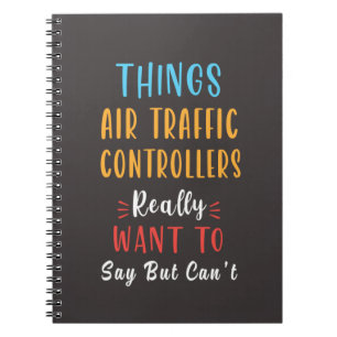 Caderno Espiral Controlador de Tráfego Aéreo – Orgulho do Trabalho