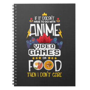 Caderno Espiral Controladora de jogos com Nerd de jogador de Comid