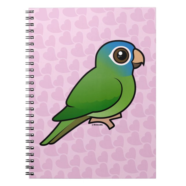 Caderno Espiral Conure Azul-coroado (Frente)