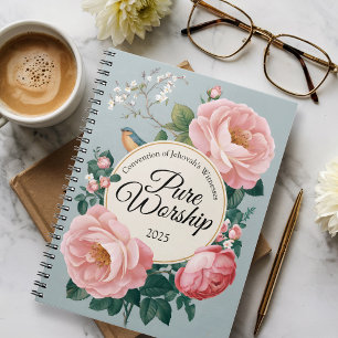 Caderno Espiral Convênio Adoração Pura 2025 Presentes JW Spiral