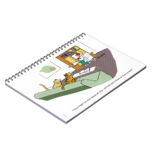 Caderno Espiral Conversa do gato