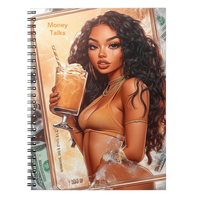 Caderno Espiral Conversações de Dinheiro (Frente)