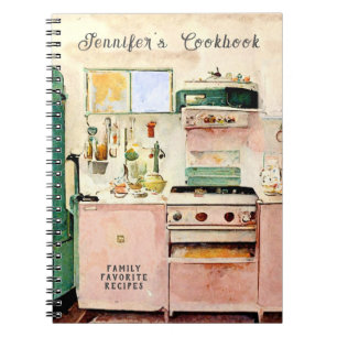 Caderno Espiral Cookbook Vintage Country