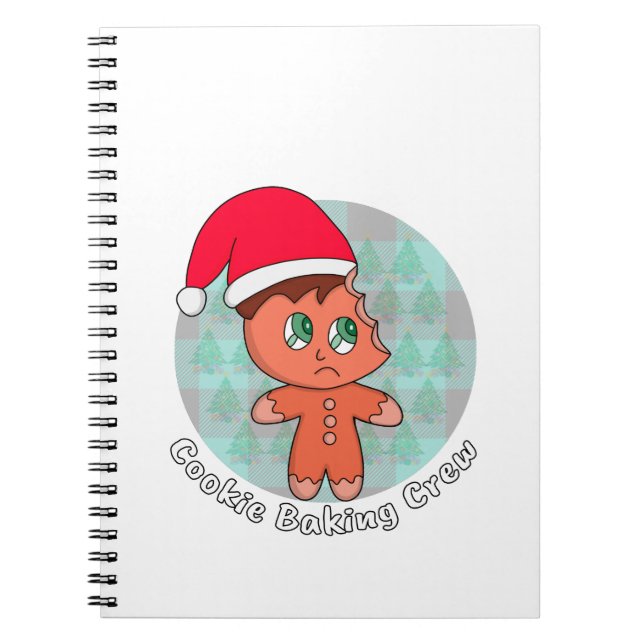 Caderno Espiral Cookie Baking Crew (Frente)