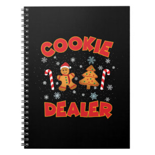 Caderno Espiral Cookie Baking Crew Natal