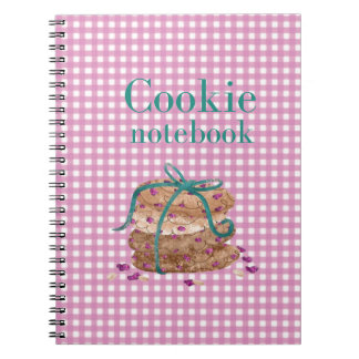 Caderno Espiral Cookie Baking Journal for Storing and Tracking 