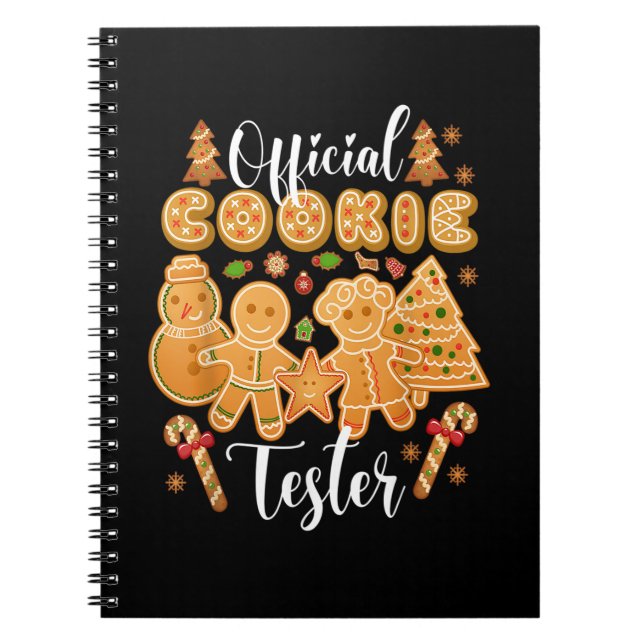 Caderno Espiral Cookie Oficial Tester Gingerpão Bakin (Frente)