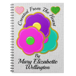 Caderno Espiral COOKIES Criados Por ...