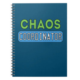 Caderno Espiral Coordenador de caos