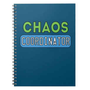Caderno Espiral Coordenador de caos