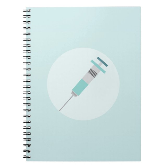Caderno Espiral Coordene seu escritório; Arte Gráfica Médica (Frente)