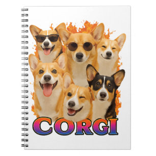 Caderno Espiral Cópia Corgi