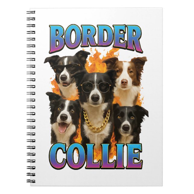 Caderno Espiral Cópia do Border Collie (Frente)