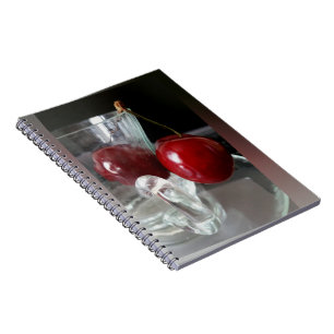 Caderno Espiral Copo de cerejas