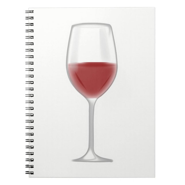 Caderno Espiral Copo de Vinho (Frente)