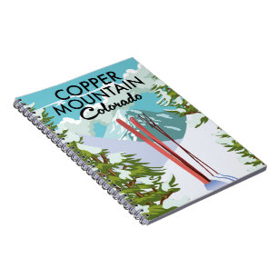 Caderno Espiral Copper Mountain Colorado Esqui