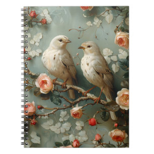 Caderno Espiral Coquette Birds Floral