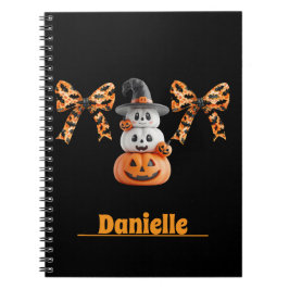 Caderno Espiral Coquette Pumpkin Cute Personalizado