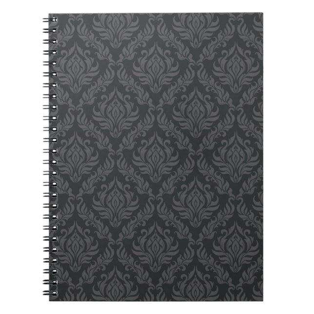 Caderno Espiral Cor damasco 6 (Frente)