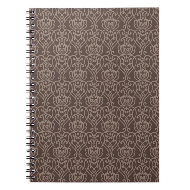 Caderno Espiral Cor damasco 6 (Frente)