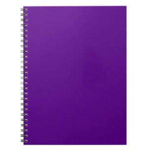 Caderno Espiral Cor de Destaque Roxo Vibrante Personalizável
