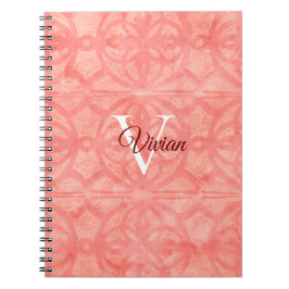 Caderno Espiral Cor-de-rosa